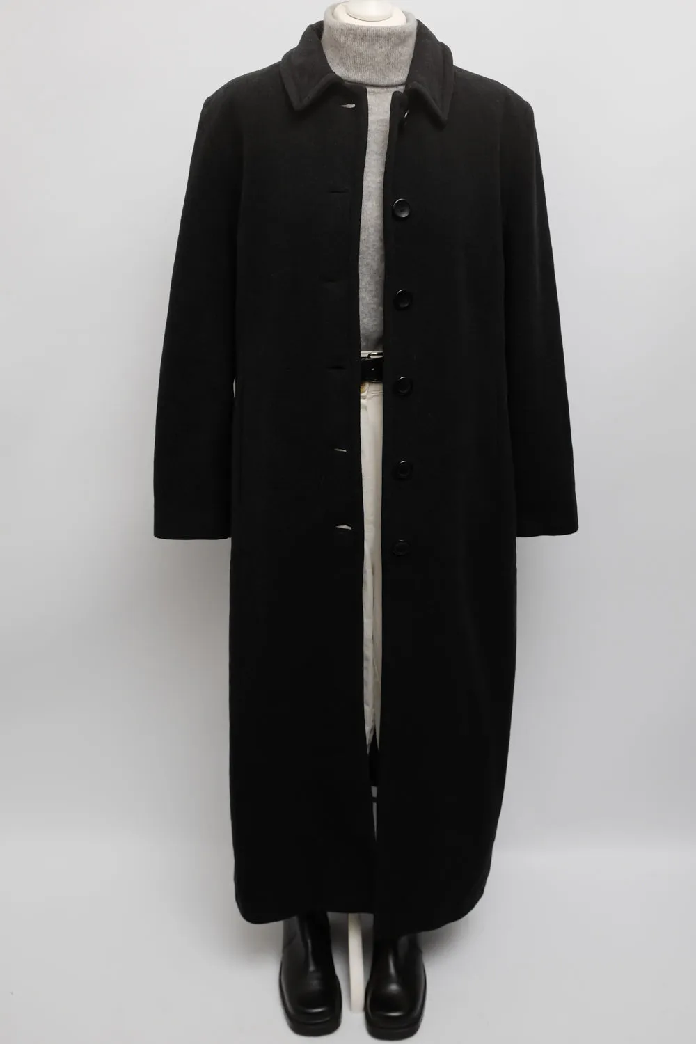 WOOL CASHMERE CLEAN LONG COAT