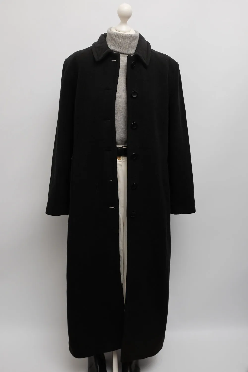 WOOL CASHMERE CLEAN LONG COAT