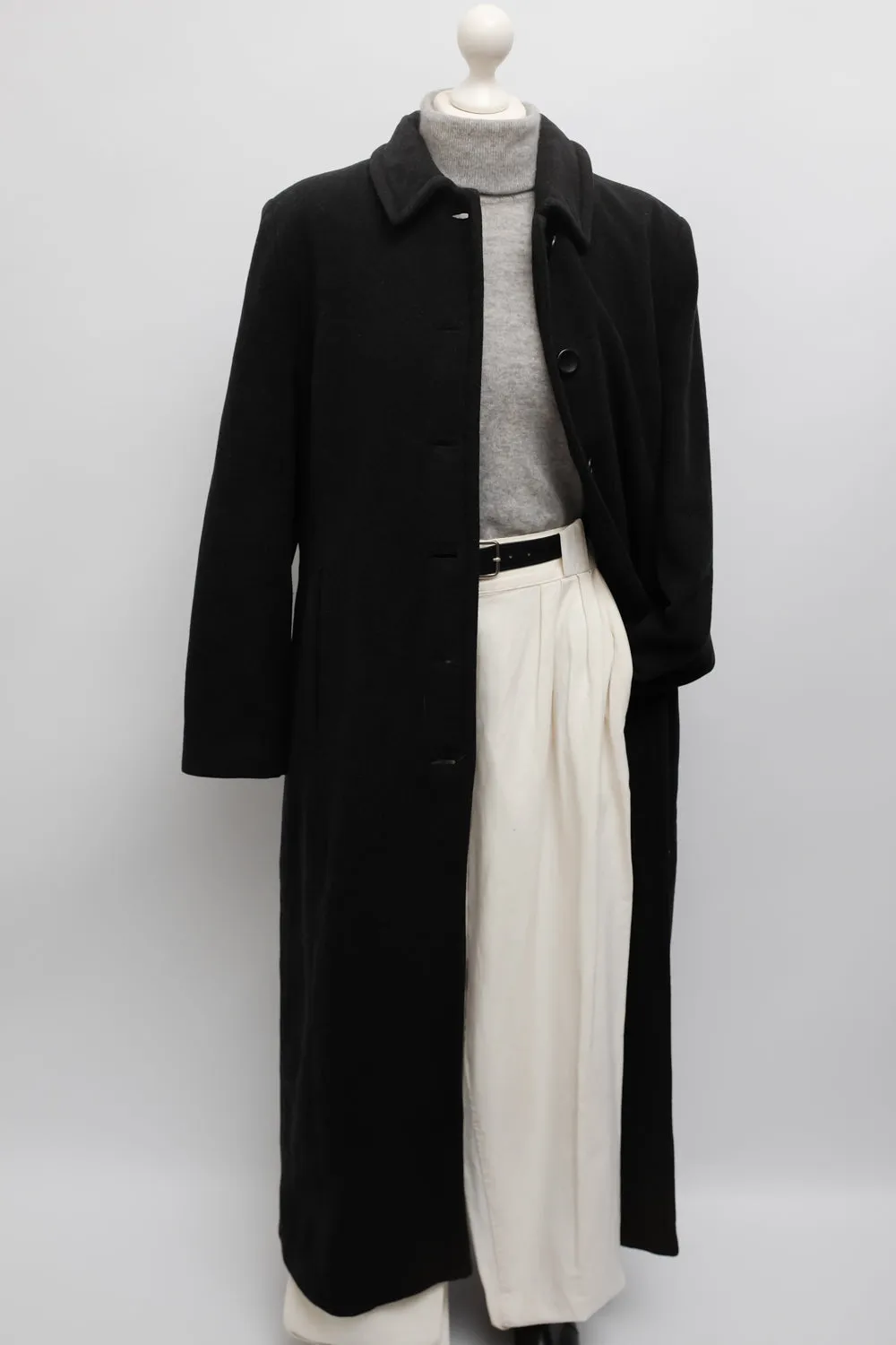 WOOL CASHMERE CLEAN LONG COAT