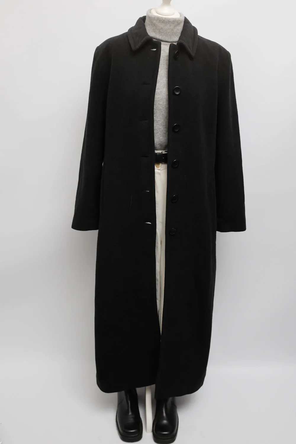 WOOL CASHMERE CLEAN LONG COAT