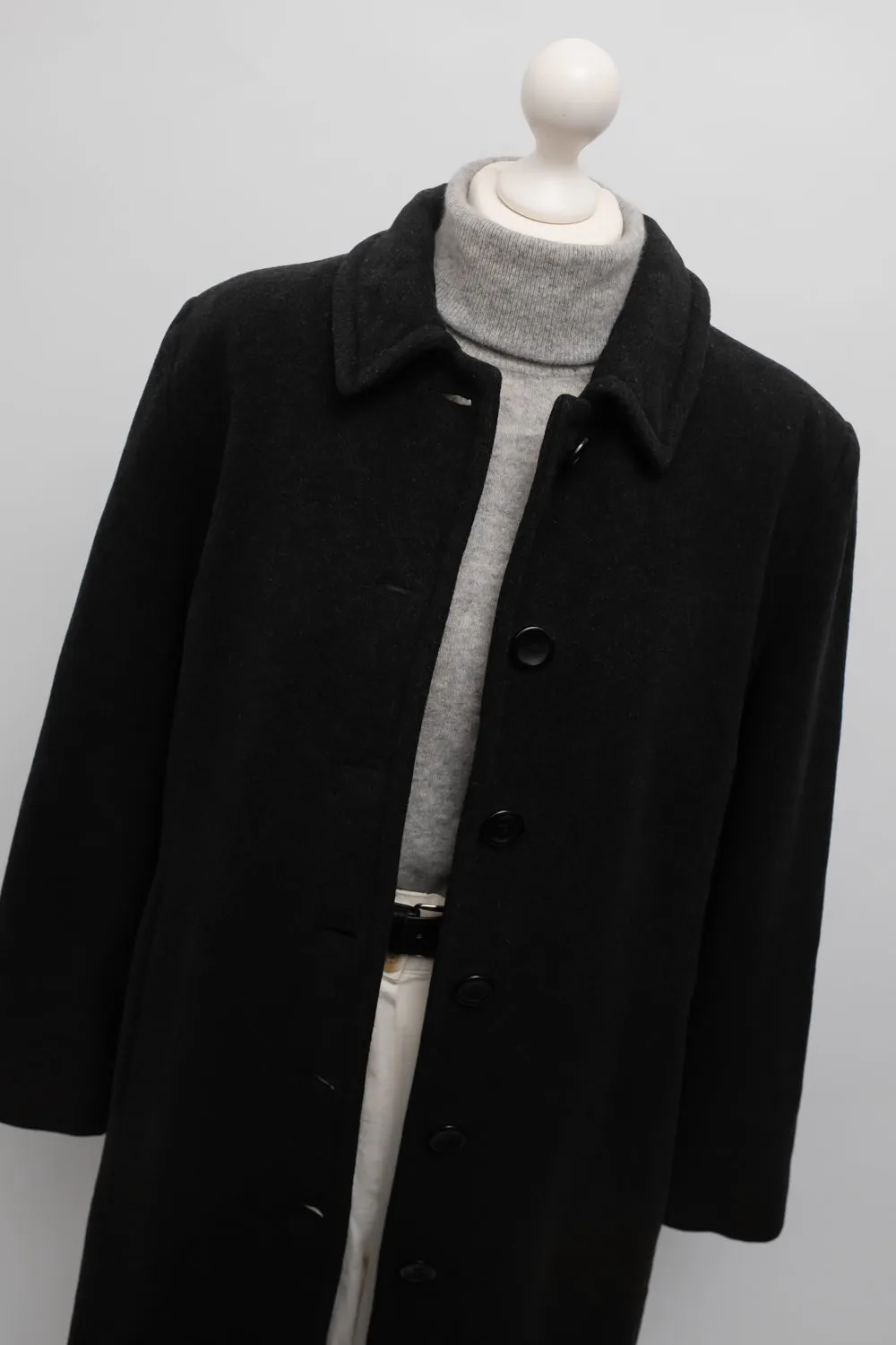 WOOL CASHMERE CLEAN LONG COAT