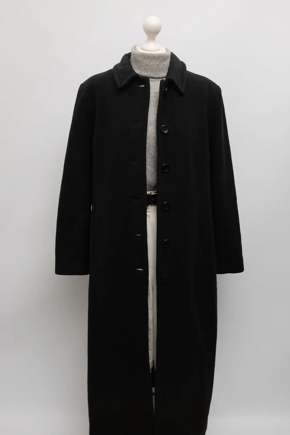 WOOL CASHMERE CLEAN LONG COAT