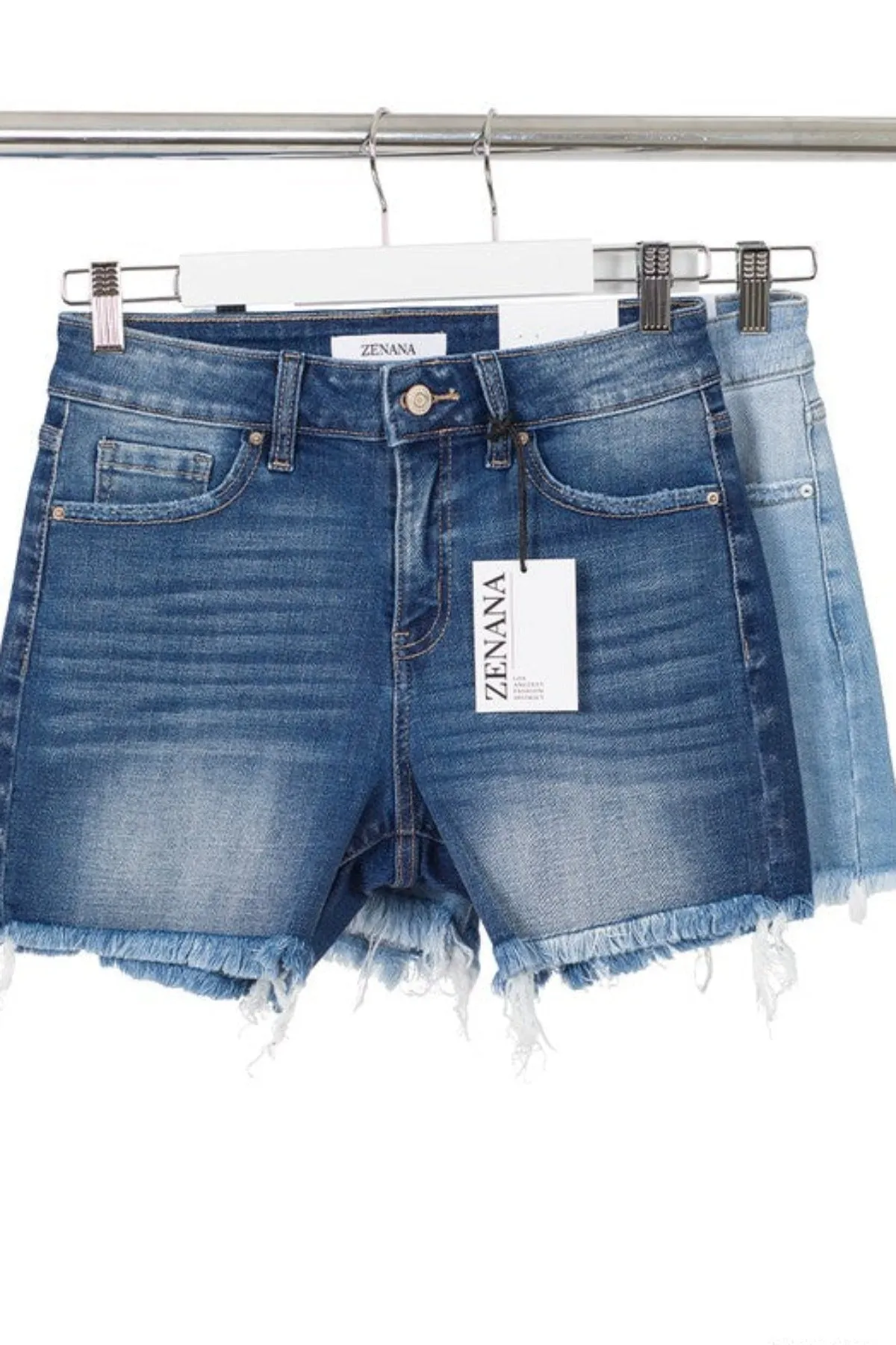 ZENANA: DENIM DAZE SHORTS